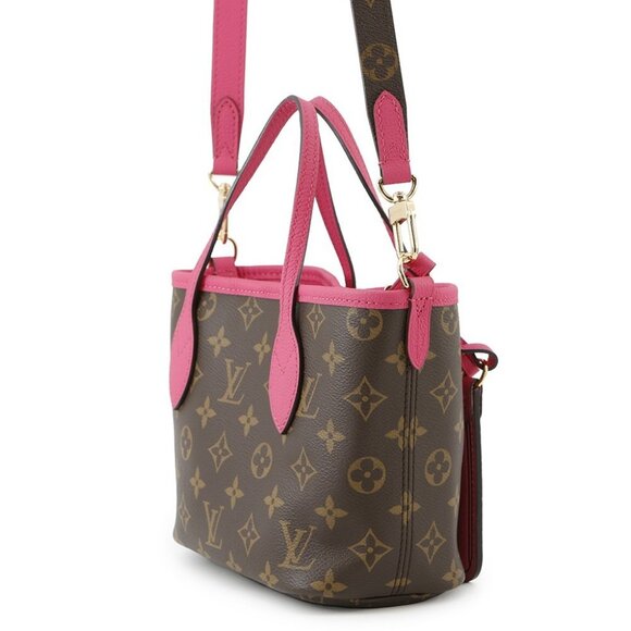 LOUIS VUITTON Neverfull・Inside Out Size BB Monogram Rose Buffalo Pondicher - Picture 3 of 16